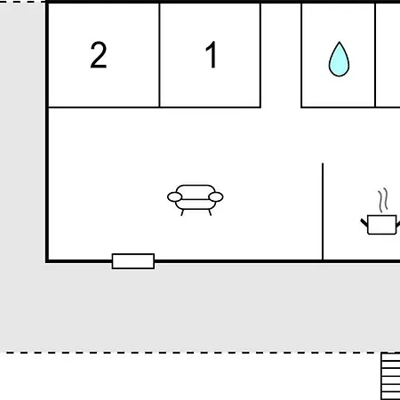 2 Bedroom Gorgeous In * エーベルトフト